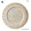 Handcrafted Mother of Pearl Mosaic Charger Plates-Wholesale